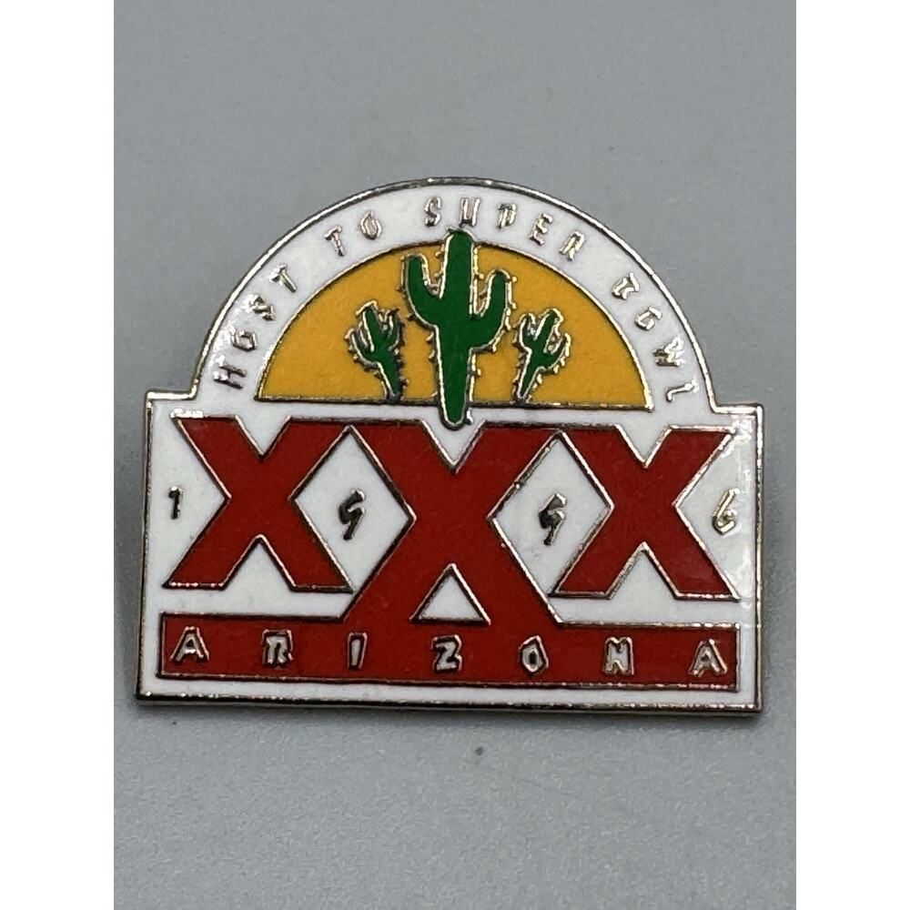 Vintage 1996 NFL Super Bowl Host Arizona Peter David Collectible Lapel Pin